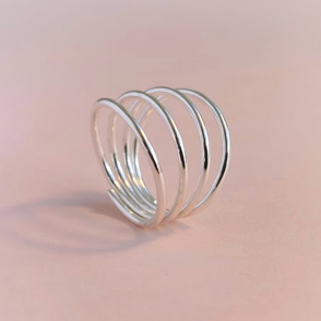 "Spiral" ring - sterling sølv