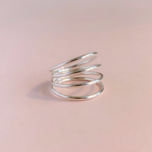 "Spiral" ring - sterling sølv