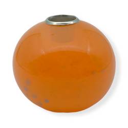 Lysestage i glas - Orange