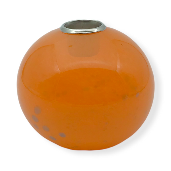 Lysestage i glas - Orange