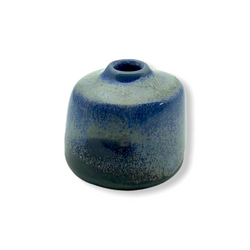 Unika cylinder vase (blå/grøn)
