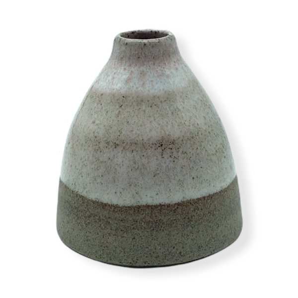 Lille unika vase (lyserød/stentøj)