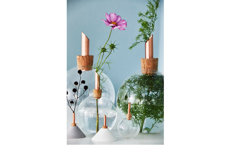 &quot;Glasilium&quot; vase - 20cm/Klar glas  ScandinaviaForm